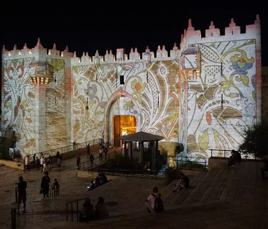 Hoành tráng lễ hội ánh sáng tại thành phố cổ Jerusalem 2019