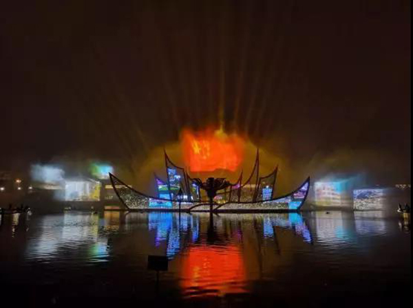 Chiếu sáng nghệ thuật trên dòng sông Giang Ninh – Nam Kinh