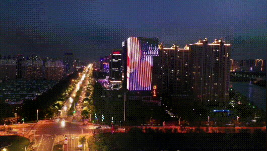 Vinh danh ngày quốc tế điều dưỡng Tân Châu bằng chiếu sáng tòa nhà