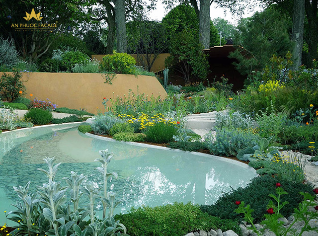 Trầm trồ với những ý tưởng thiết kế sân vườn đẹp đơn giản